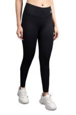 Jet Black High Waist Scrunch Butt Contour Leggings